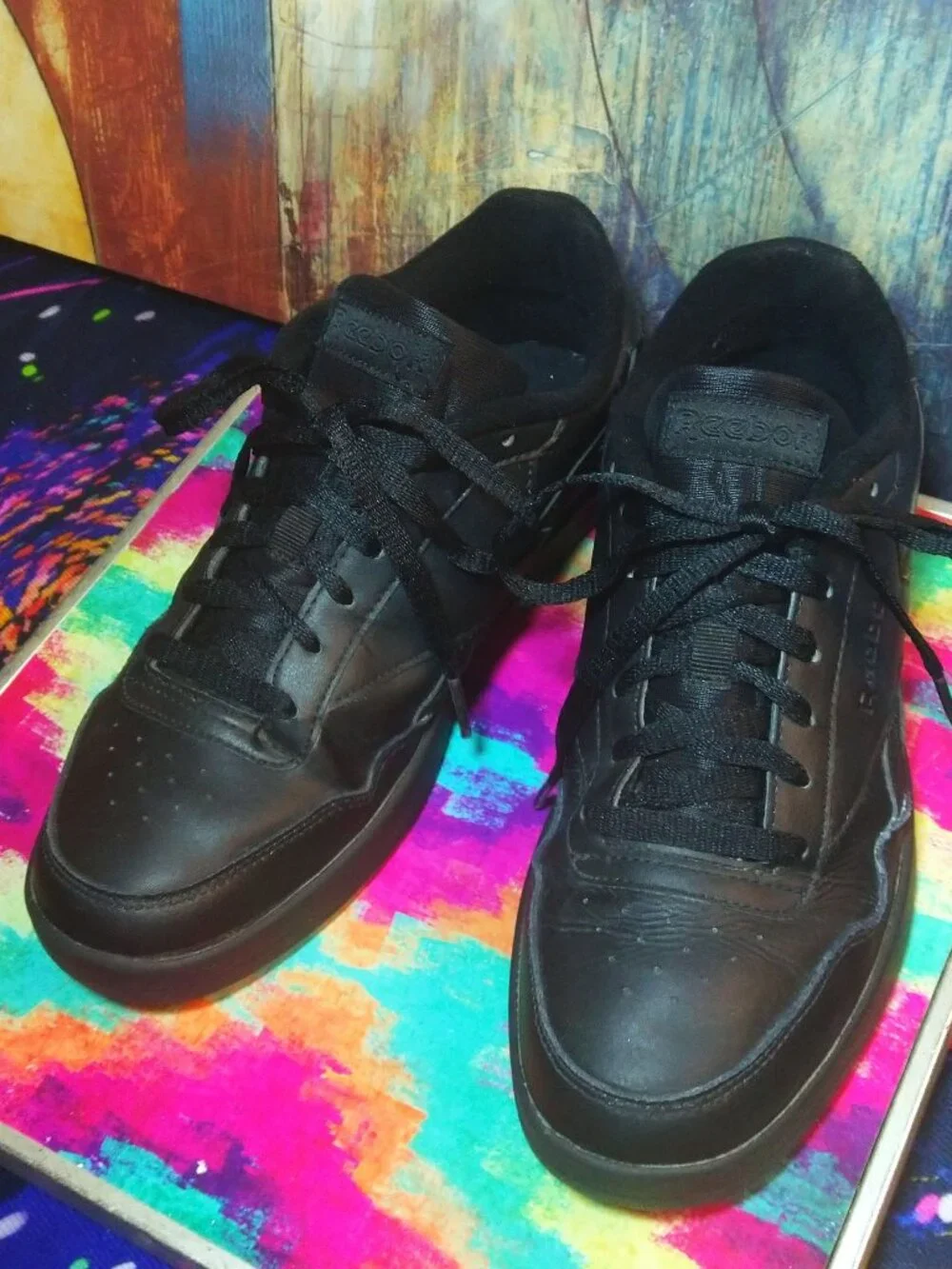 Size 8 - Reebok Royal Black - BS9090